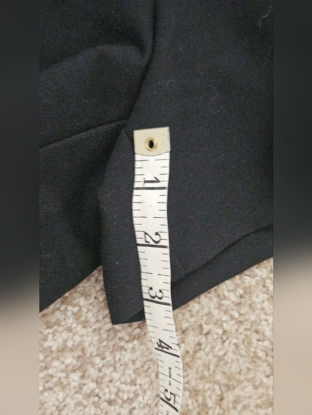 Zara Black High-Waist Shorts With Decorative Gold Button Front - Picture 3 of 10